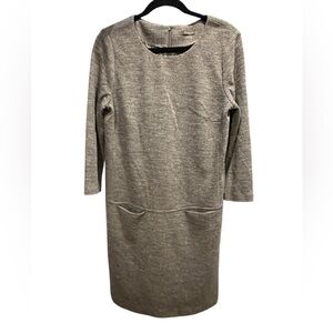 Peserico Chic Gray Sweater Dress size 46